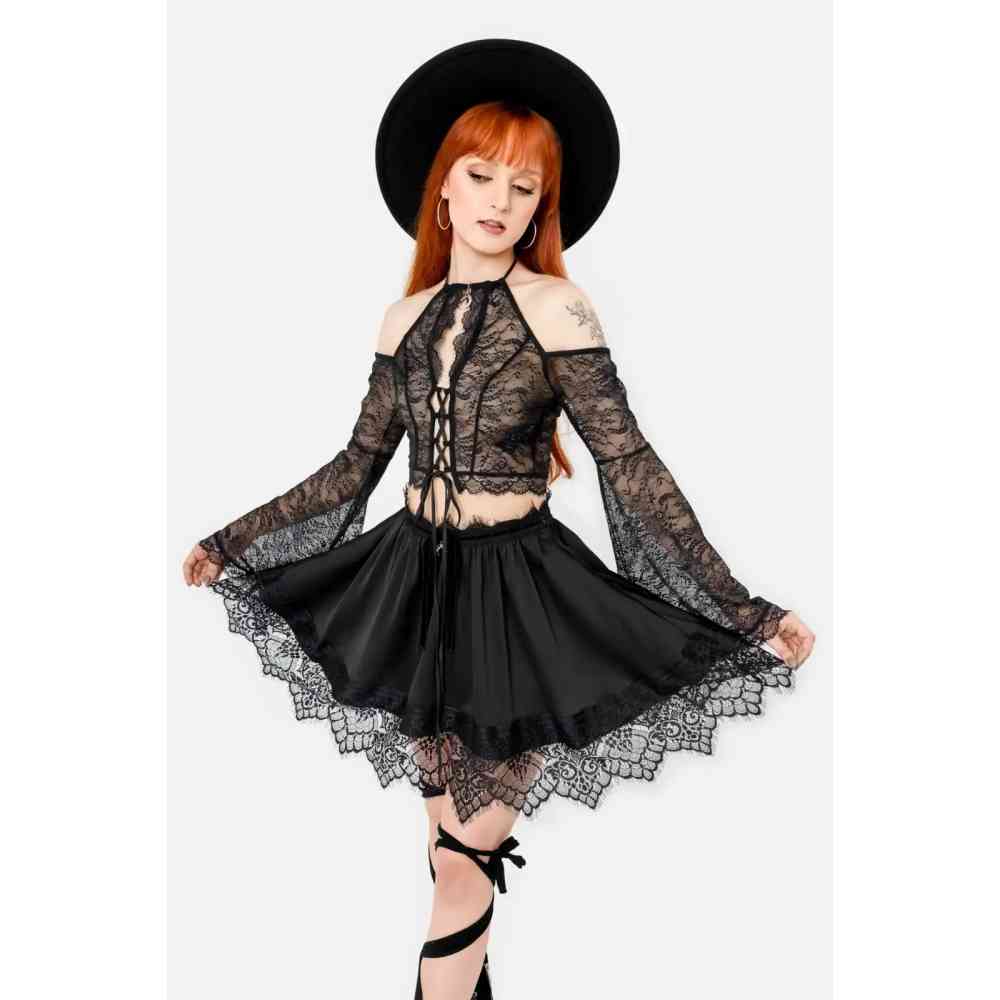 Restyle - Lost In Magic Korte rok - Zwart